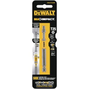 DEWALT MAX IMPACT #25 x 3-1/2 in. Torx Screwdriving Bit