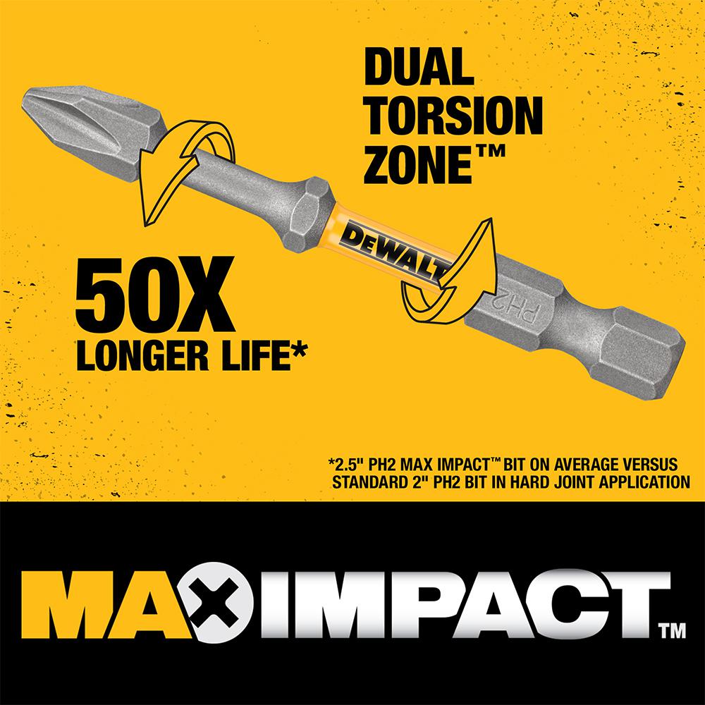 DEWALT MAX IMPACT #25 x 3-1/2 in. Torx Screwdriving Bit
