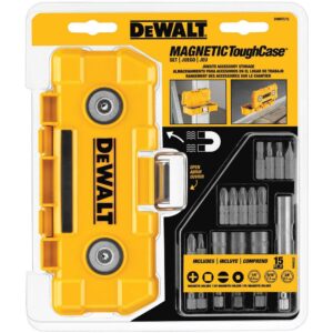 DEWALT Magnetic Tough Case Set with 15 Accessories