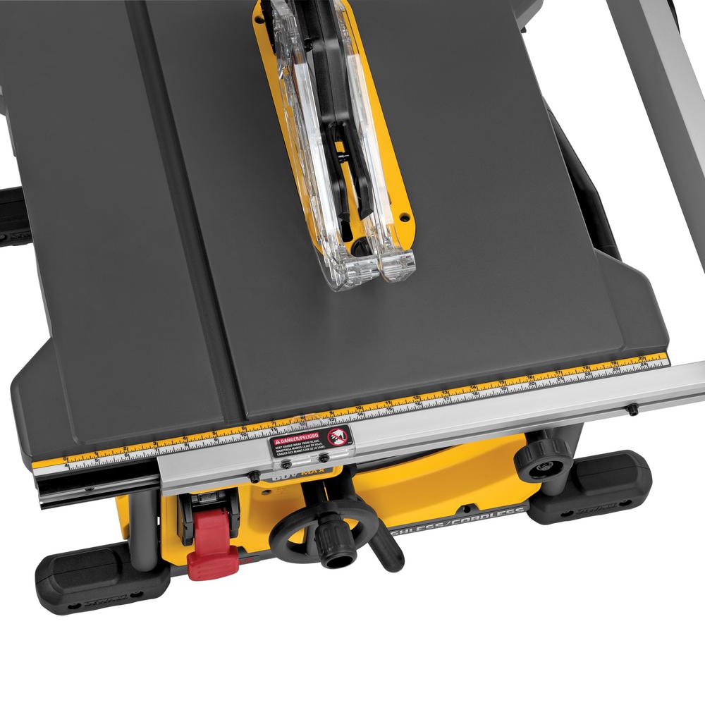 DEWALT FLEXVOLT 60-Volt MAX Cordless Brushless 8-1/4 in. Table Saw Kit with (2) FLEXVOLT 6.0Ah Batteries