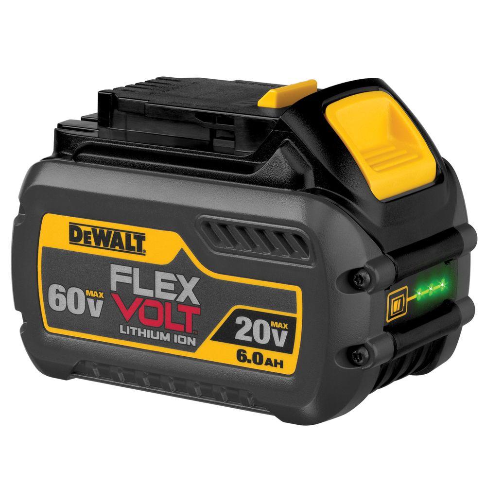 DEWALT FLEXVOLT 60-Volt MAX Cordless Brushless 8-1/4 in. Table Saw Kit with (2) FLEXVOLT 6.0Ah Batteries