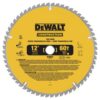 DEWALT 20 Series 12 in. 60T Fine Finish Saw Blade