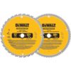 DEWALT 12 in. Miter Saw Blade 32-Teeth and 80-Teeth (2-Pack)