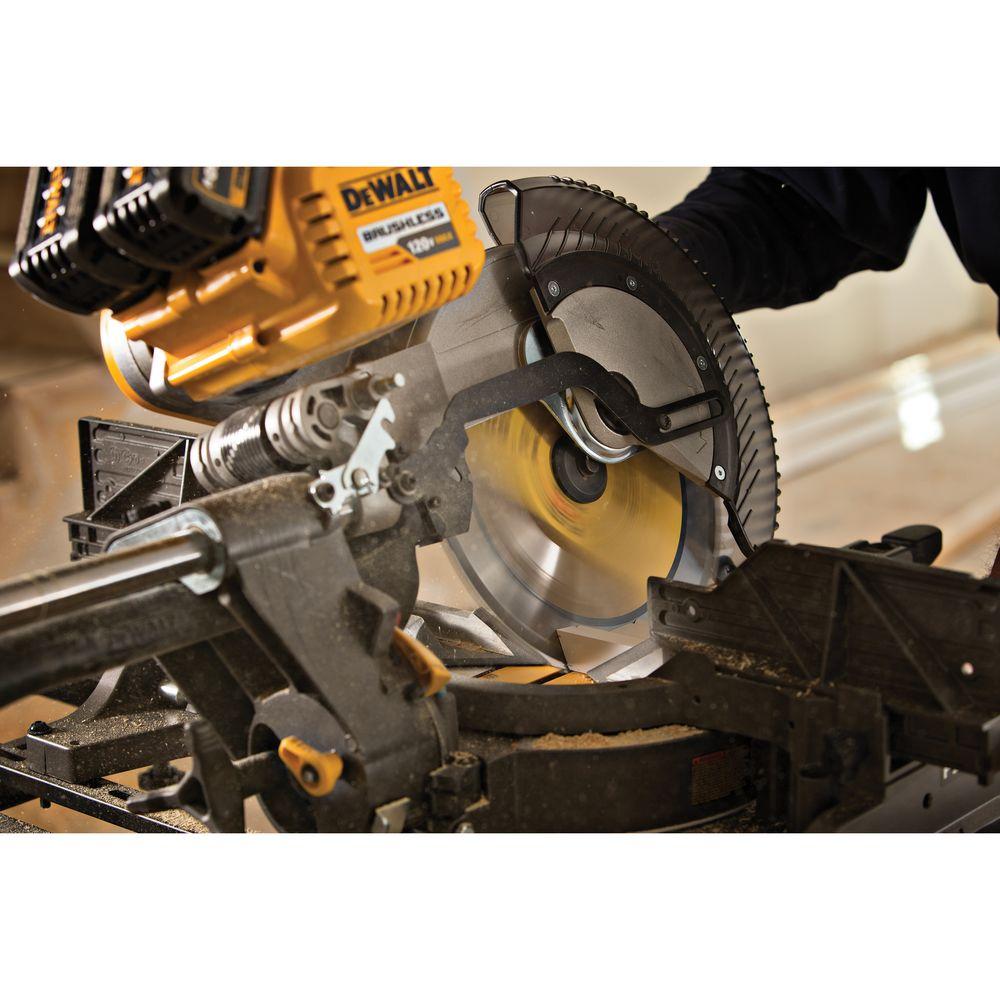 DEWALT FLEXVOLT 12 in. 60-Teeth Carbide-Tipped Miter Saw Blade (2-Pack)