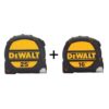 DEWALT 25 ft. and 16 ft. x 1-1/4 in. Tape Measure Set (2-Pack)