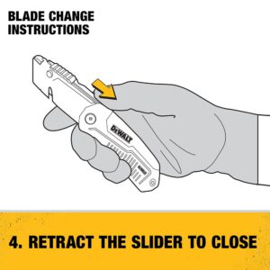 DEWALT Folding Retractable Utility Knife