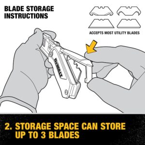 DEWALT Folding Retractable Utility Knife