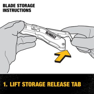 DEWALT Folding Retractable Utility Knife