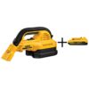 DEWALT 20-Volt MAX Lithium-Ion 1/2 Gal. Wet/Dry Portable Vacuum (Tool-Only) with 2Ah Battery