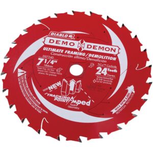 DIABLO 7-1/4 in. 24-Teeth Demo Demon Tracking Point Amped Saw Blade