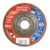 DIABLO 4-1/2 in. 60-Grit Steel Demon Grinding and Polishing Flap Disc with Type 29 Conical Design (5-Pack)