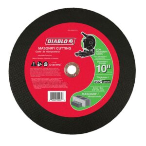 DIABLO 10 in. x 3/32 in. x 5/8 in. Masonry Cut-Off Disc