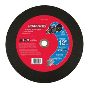 DIABLO 12 in. x 1/8 in. x 1 in. Metal High Speed Cut-Off Disc