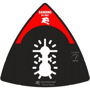 DIABLO 3-1/2 in. 20-Grit Universal Fit Carbide Grit Oscillating Sanding Plate