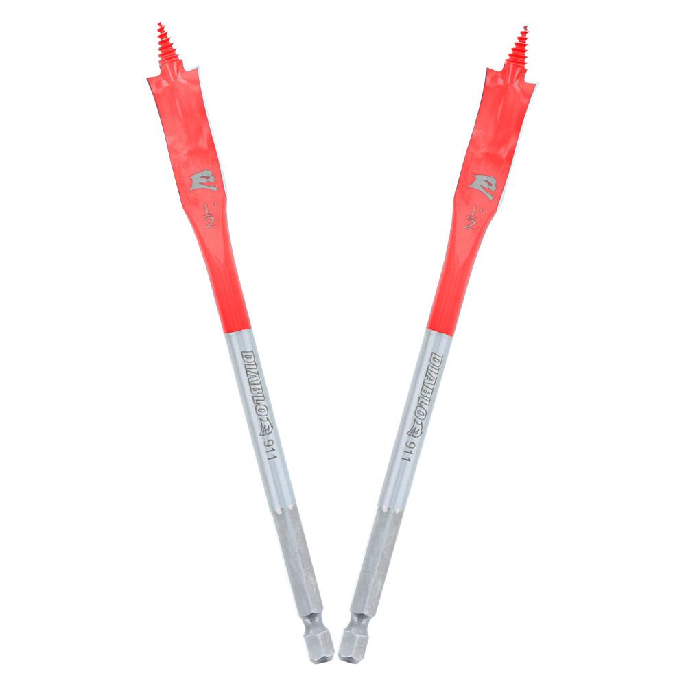 DIABLO 1/2 in. x 6 in. SPEEDemon Spade Bit (2-Pack)