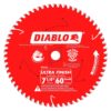 DIABLO 7-1/4 in. x 60-Tooth Fine Saw Blade