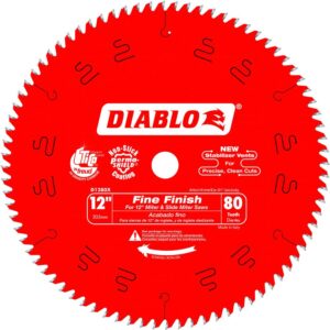 DIABLO 12 in. x 80-Teeth Finishing Saw Blade