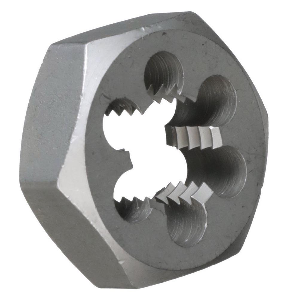 Drill America 5/16 in.-24 Carbon Steel Hex Re-Threading Die