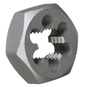 Drill America 11/16 in.-24 Carbon Steel Hex Re-Threading Die