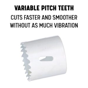Drill America Plumber's Bi-Metal Hole Saw Set (9-Piece)