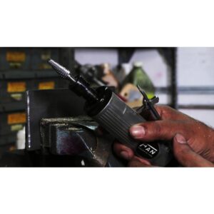 Drill America 7/16 in. x 1 in. Tree Radius End Solid Carbide Burr Rotary File Bit with 1/4 in. Shank