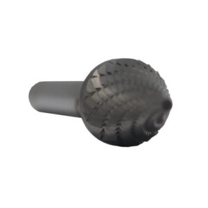 Drill America 3/8 in. x 5/8 in. Cone Pointed End Solid Carbide Burr Rotary File Bit with 1/4 in. Shank