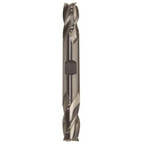 Drill America 11/16 in. High Speed Steel End Mill Specialty Bit with 2-Flutes and 5/8 in. Shank
