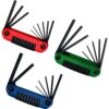 Eklind Combination Ergo-Fold Fold-up Set Sizes 5/64 to 1/4 and Size 1.5 to 6 and Torx Sizes T8 to T40 (24-Piece)