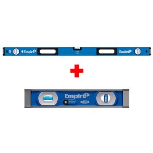 Empire 48 in. Box Level with UltraView LED 9 in. Torpedo Level