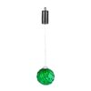 Evergreen 5 in. Green Shatterproof LED Ball Outdoor Safe Battery Operated Christmas Ornament