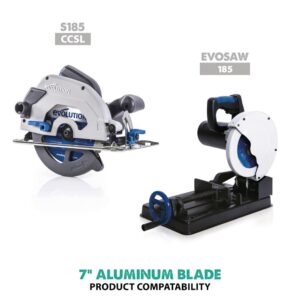Evolution Power Tools 7 in. 54-Teeth Aluminum Cutting Saw Blade