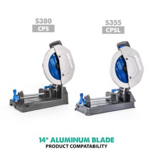 Evolution Power Tools 14 in. 80-Teeth Aluminum Cutting Saw Blade
