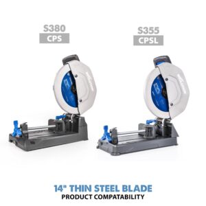 Evolution Power Tools 14 in. 90-Teeth Thin Steel Cutting Saw Blade