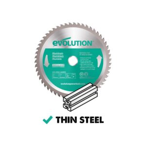 Evolution Power Tools 9 in. 80-Teeth Aluminum Cutting Saw Blade
