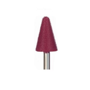 Foredom 13/16 in. x 1-3/8 in. Taper Shape Tungsten Carbide Wood Carving bur with 1/4 in. Dia Shank