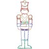 Fraser Hill Farm 6 ft. 272-Light Multi-Color Toy Soldier Novelty Light