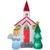 Gemmy 7.5 ft. H Airblown Church