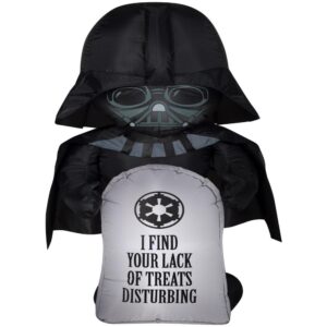 Gemmy 3.5 ft. Airblown-Stylized Darth Vader with Tombstone-SM-Star Wars