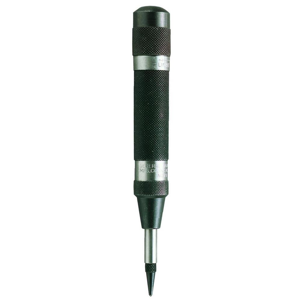 General Tools Adjustable Heavy-Duty Automatic Center Punch with Replaceable Steel Point