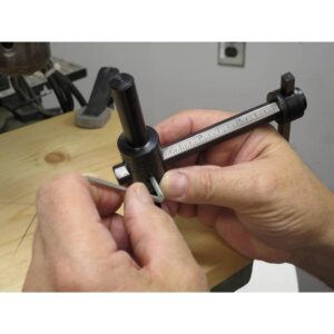 General Tools Adjustable Wheel and Circle Hole Cutter for use with drill press