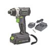 Genesis 20-Volt Lithium-ion Cordless Quick-Change Impact Driver with Light, Power Indicator, Charger, Battery and Bit