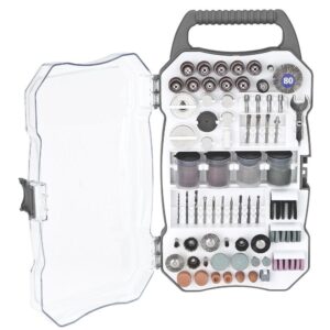 Genesis Universal Rotary Tool Accessory Set with Durable Carrying Case (208-Piece)