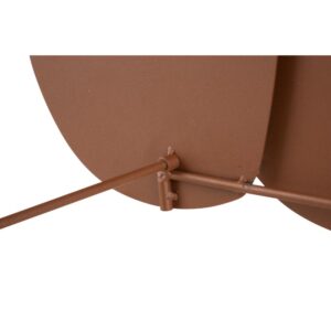 Glitzhome 29.92 in. H Rusty Metal Snowman Family Yard Stake or Standing Decor or Wall Decor
