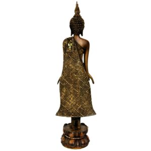 Oriental Furniture Oriental Furniture 22 in. Standing Thai Buddha Decorative Statue