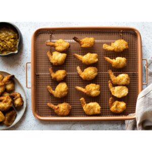 Gotham Steel Non-Stick Ti-Ceramic Heat Circulating Crisper Tray