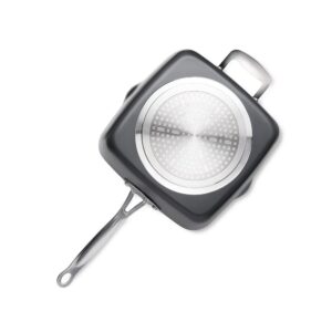 Gotham Steel 9.5 in. Ti-Ceramic Non-Stick  Deep Square Fry Pan Set (4-Piece )