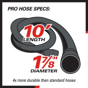RIDGID 14 Gal. 2-Stage HEPA Commercial Wet/Dry Shop Vacuum with Filter, Dust Bag, Professional Hose and Accessories