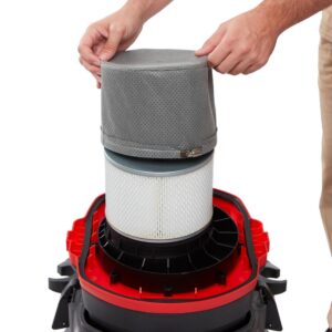 RIDGID 14 Gal. 2-Stage HEPA Commercial Wet/Dry Shop Vacuum with Filter, Dust Bag, Professional Hose and Accessories