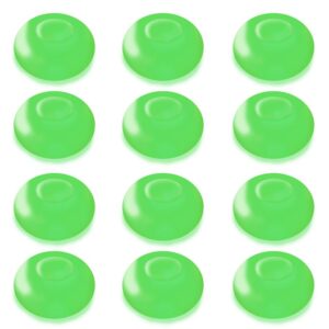 LUMABASE 1.25 in. D x 0.875 in. H x 1.25 in. W Green Floating Blimp Lights (12-Count)