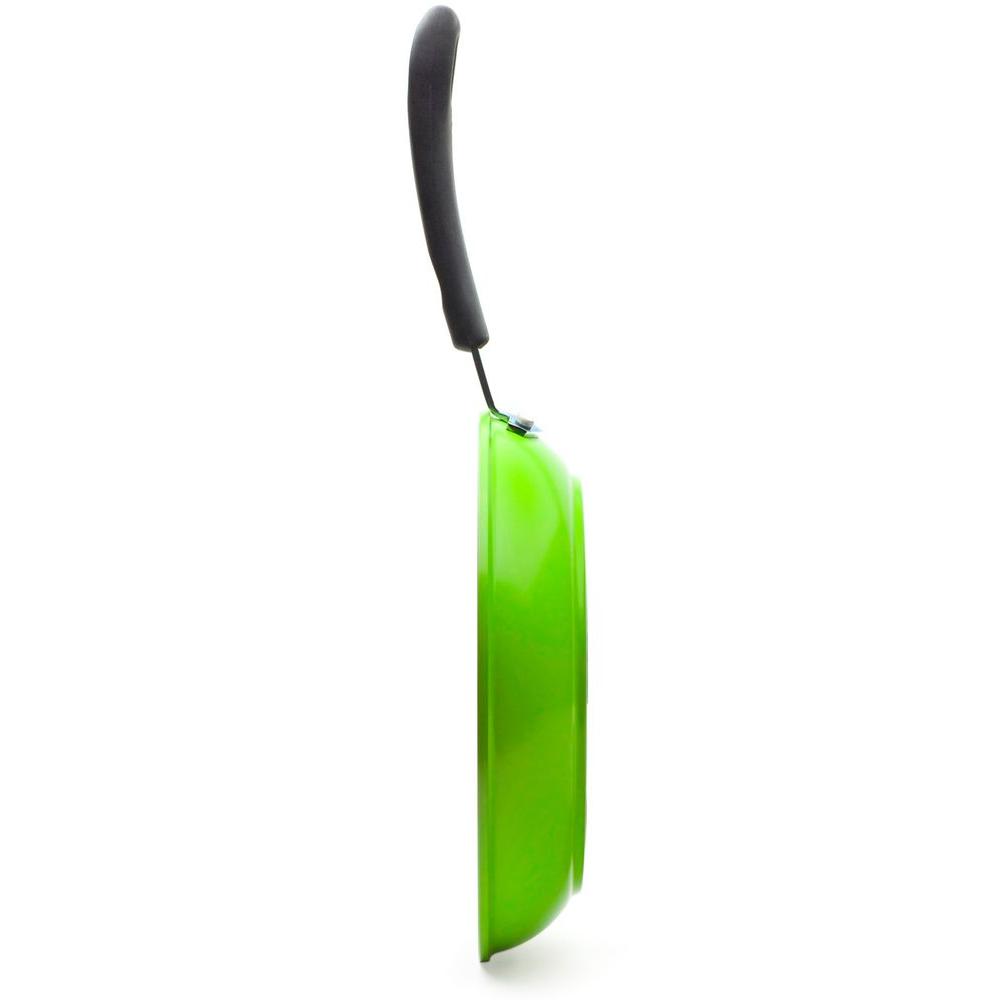 Ozeri Green Earth 10 in. Aluminum Ceramic Nonstick Frying Pan in Green